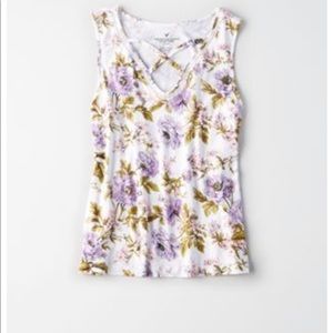 Super Cute, American Eagle cross front tank top